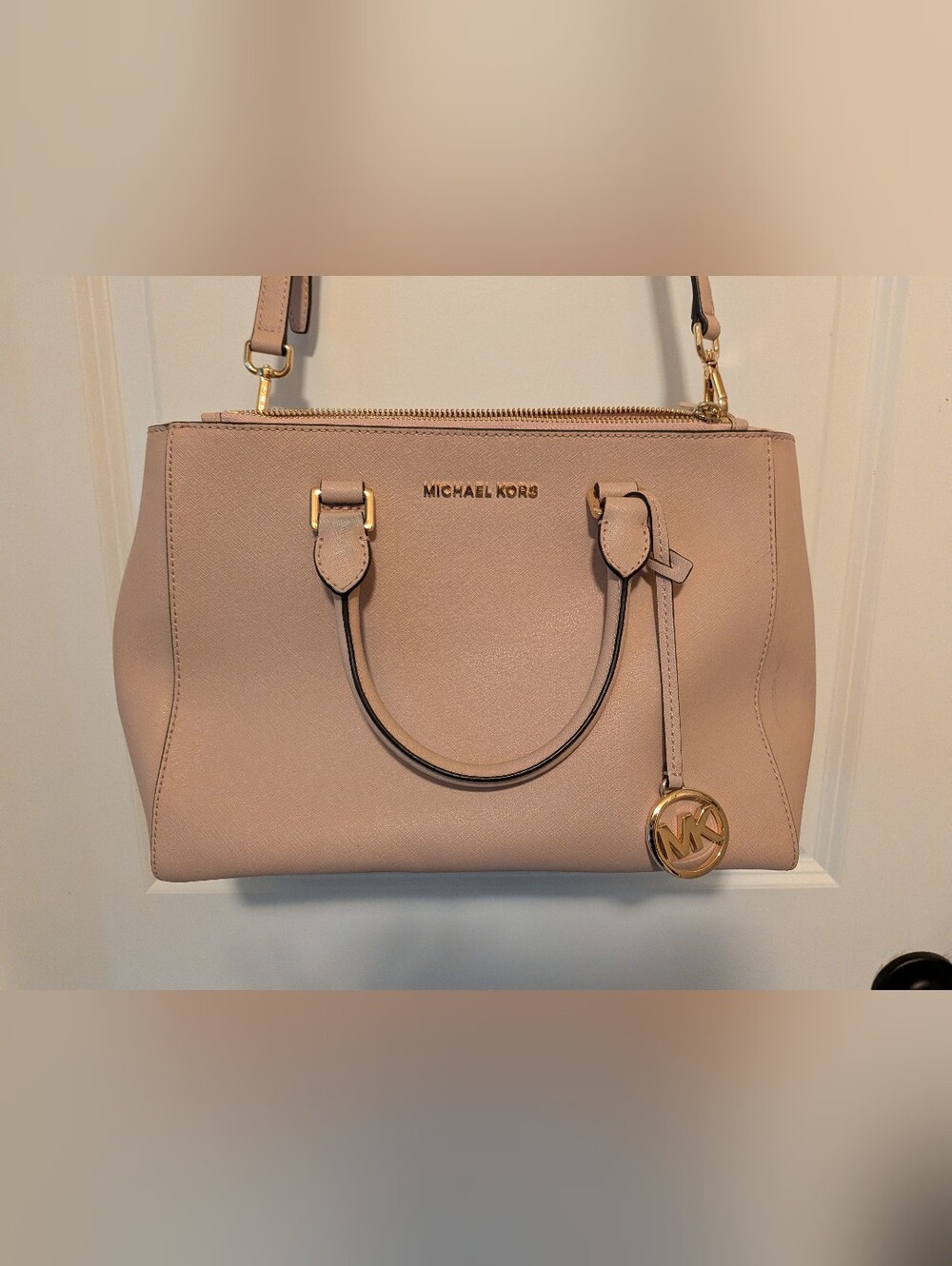Michael Kors Women's Saffiano Leather Satchel - Blush